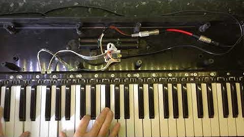 Keyboard MIDI Matrix Decode