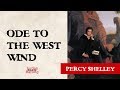 Ode to the west wind  percy shelley poem reading  jordan harling reads