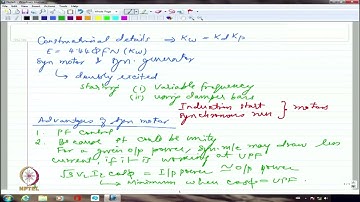 Synchronous Machines: Equivalent Circuit and Phasor Diagram #ch19 #swayamprabha