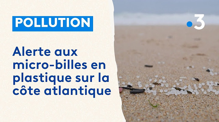 Pollution aux micro-billes de plastique : inquiétude sur les plages de la côte atlantique
