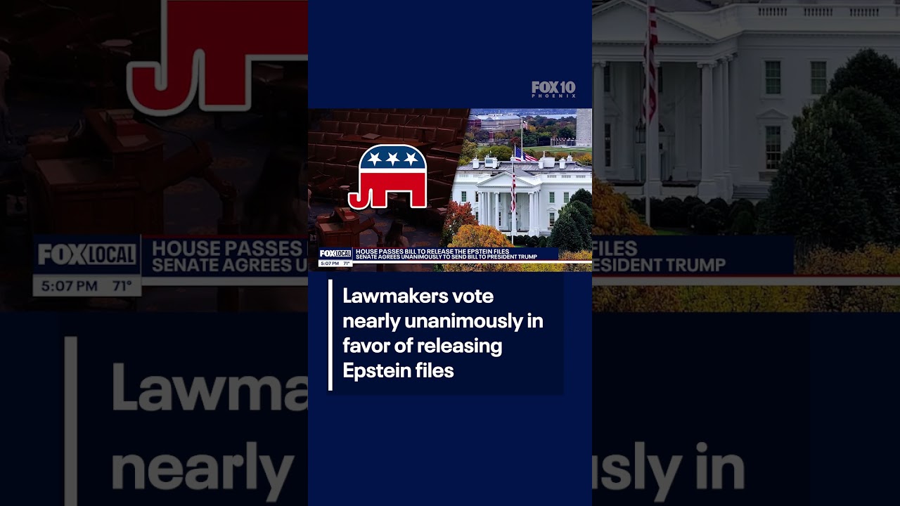 Epstein files: House passes bill to release the files | FOX 10 Phoenix