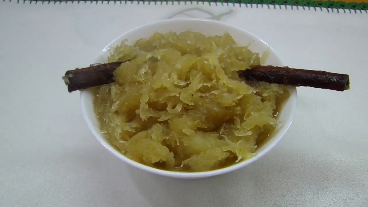 Cabello de angel con calabaza de cidra o cayote