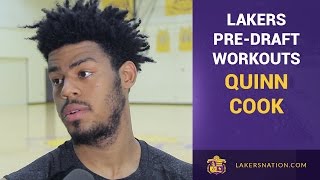 The los angeles lakers worked out quinn cook (g, duke) in preparation
for 2015 nba draft. join largest fan site world! subscribe: https...