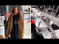 The most extreme long hair transformation