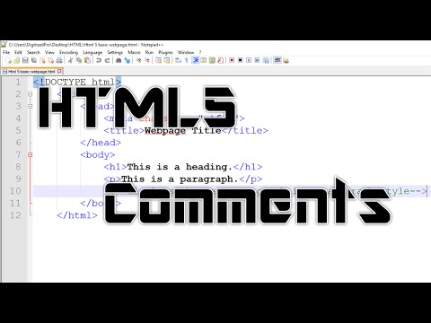 Commenting | HTML5 in 60seconds