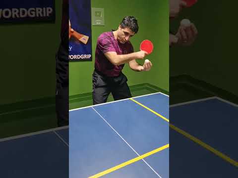 Backhand Chop for Defense Players - Stop fast balls easily