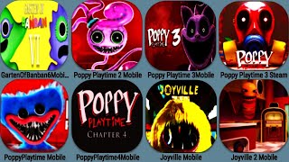 Joyville 2 Mobile, Poppy Playtime 4, Poppy Playtime 3, Joyville Mobile, Banban 6Mobi,Poppy Playtime2