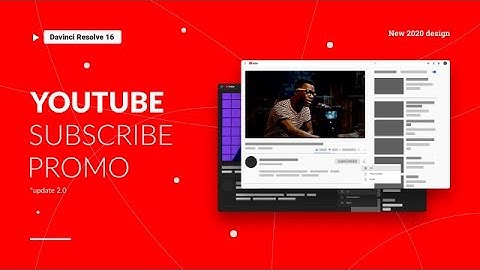 Youtube Subscribe Promo V2 DaVinci Resolve Templates