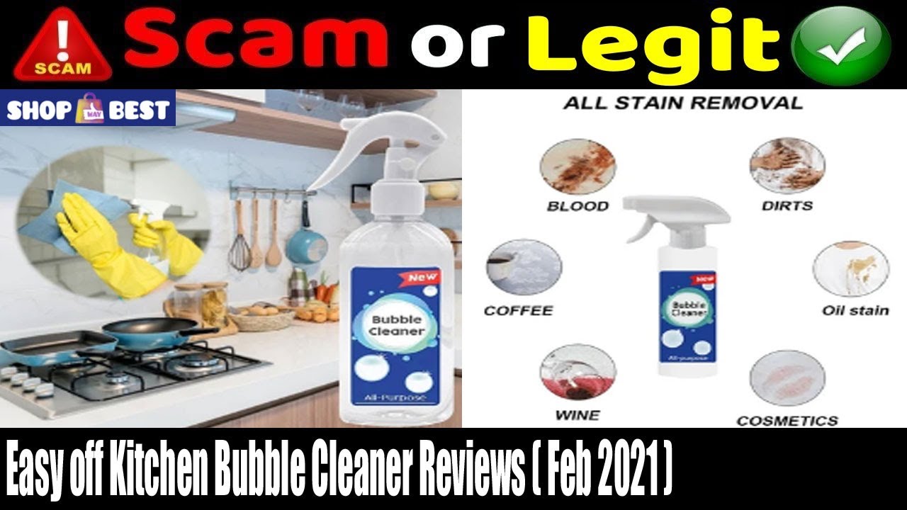 Easy off Kitchen bubble Cleaner Reviews ( Feb 2021) Know About The