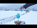 【旅するクリームソーダ 】雪積もる町で作る青いクリームソーダ 【新潟県南魚沼市】