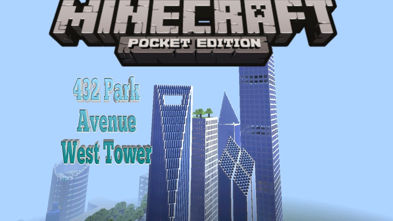 minecraft pe skyscraper