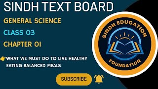Sindh Text Boardsubject General Scienceclass Three 3Chapter 02Topic What We Must Do Live Healthy
