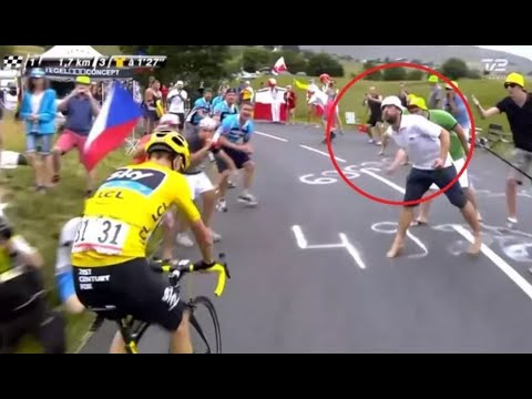 When cycling fans go crazy!