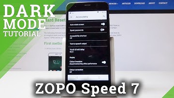 How to Activate Color Inversion in ZOPO Speed 7 - Enable Dark Theme