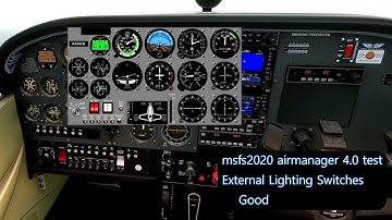 flight sim 2020 triple  monitor airmanager 4.0 test