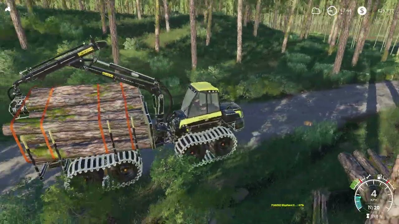 (FS19) Logging on Estonian Forest Valley (Cutting and Forwarding Roadway) EP3