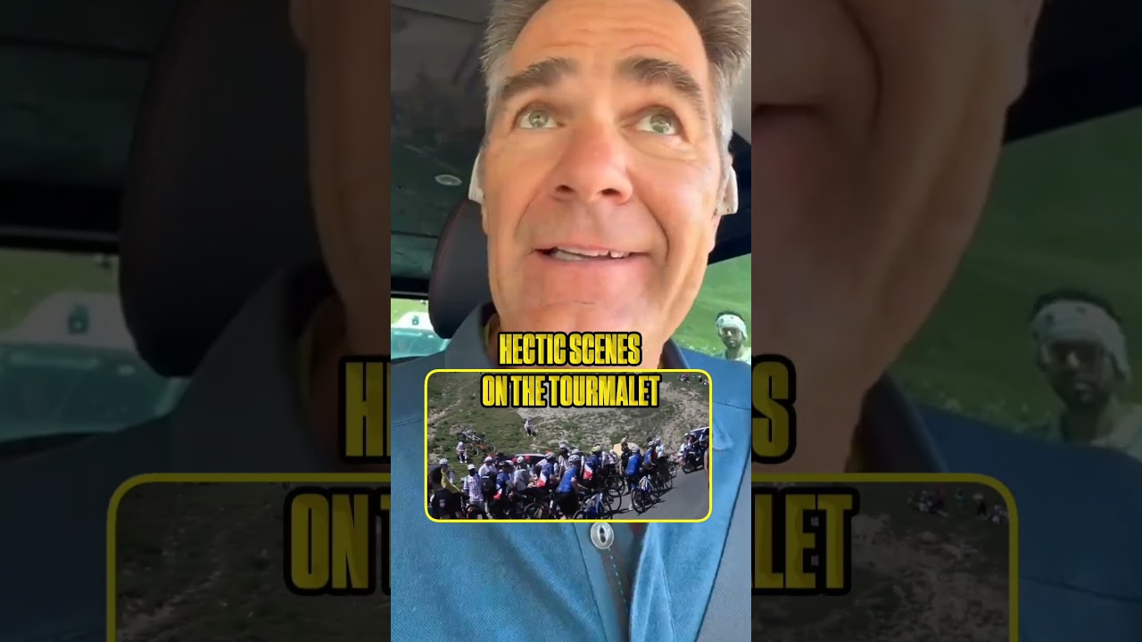 HECTIC scenes on the Tourmalet ⛰️