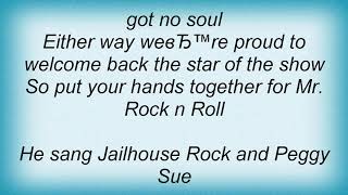 Video thumbnail of "Kid Rock - Mr. Rock N Roll Lyrics"