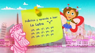 Letra 'Y' práctica y aprende a leer ya, ye, yi, yo, yu |Animado Educativo|