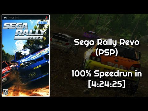 Sega Rally Revo (PSP) - 100% Speedrun in [4:24:25] [WR] - YouTube