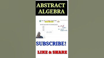 09 the least order of non-abelian group in 4,5,6 & 8 is  |  UP TGT PGT LT grade UPSC maths