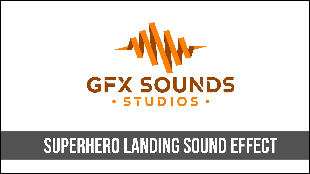Superhero Landing Sound Effect YouTube
