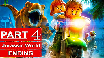 Lego Jurassic World ENDING Gameplay Walkthrough Part 4 [1080p HD] Jurassic World - No Commentary