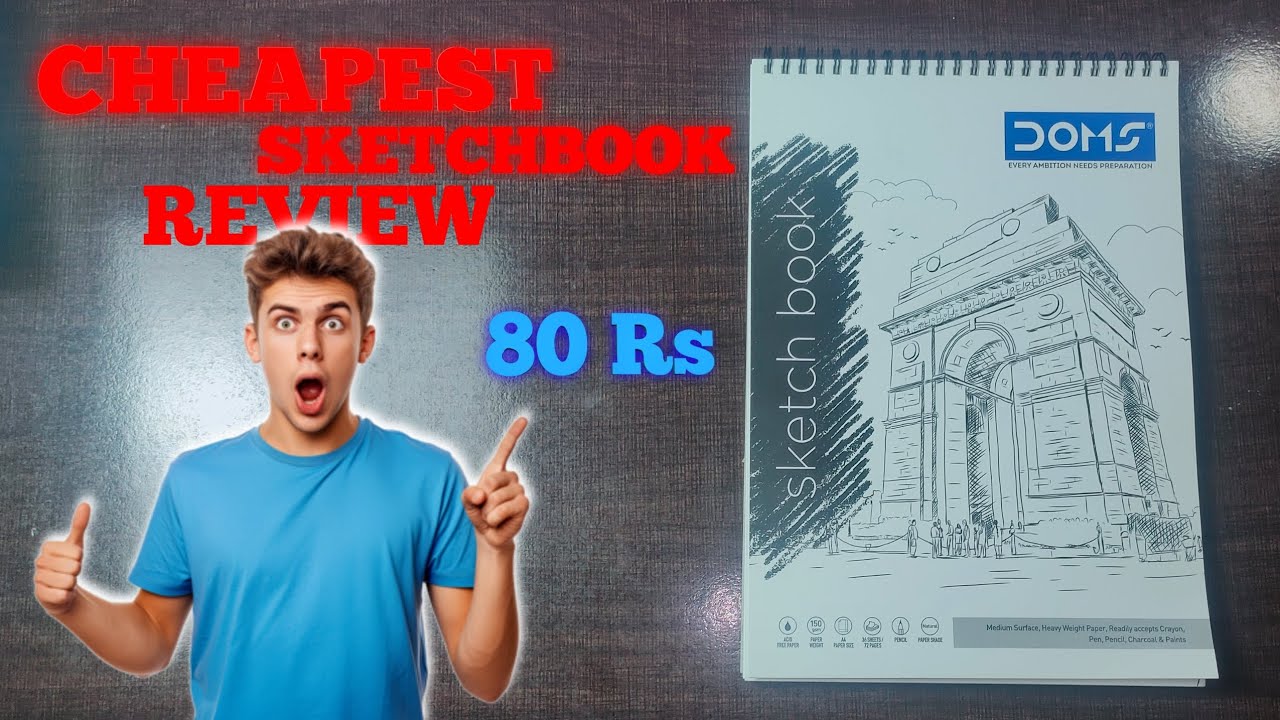 cheapest sketch book DOMS . cheapest best SketchBook . - YouTube