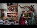 Old fashioned inspired christmas  victorian  decorations recipes and table setting idea 