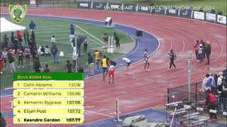 EAST COAST INTL SHOWCASE - BOYS 800M