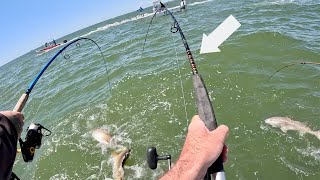 We Pulled Up To A Fish Feeding FRENZY And INSTANTLY Tripled Up On Some Monsters!