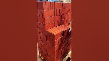 Solid fire bricks loading process- Good tools and machinery make work easy