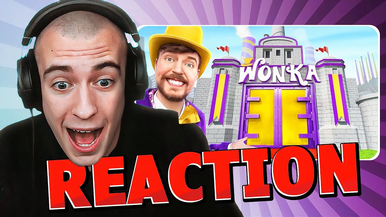 LOLLO REAGISCE a Ho COSTRUITO la FABBRICA di CIOCCOLATO di WILLYWONKA di MR BEAST!!