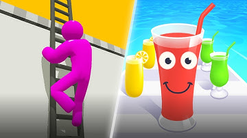 Ladder Master | Juice Run | All Levels Gameplay | Android, iOS | Satisfying Mobile Games