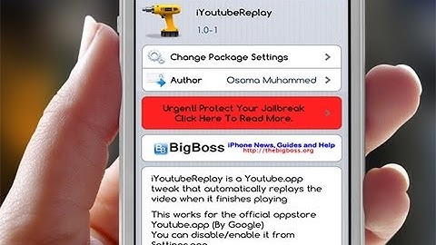 iYouTubeReplay (Cydia Tweak)