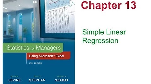 4040 Chapter 13 Linear Regression