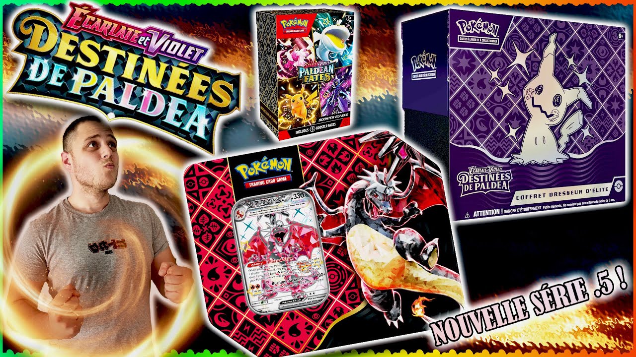 Pokémon TCG - EV 4.5 Destinées de Paldea - Bundle 6 boosters