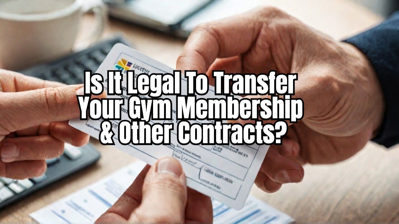 Assignment vs novation explained - transferring gym memberships and more