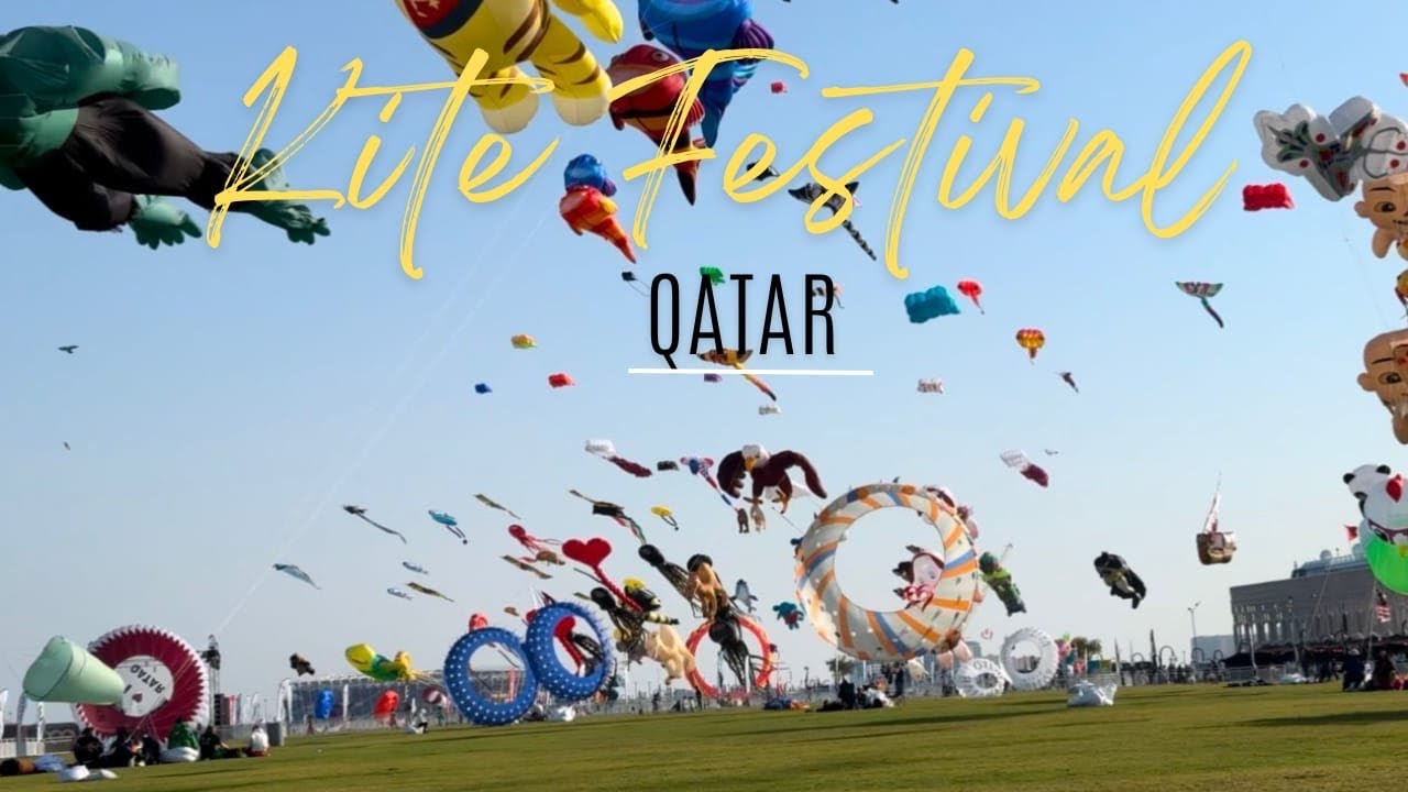 Kite festival 2025 at old Doha port || Lucky vlogs