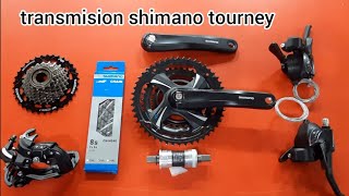 Shimano Tourney compatibilidad de la transmisión  y con el megarange