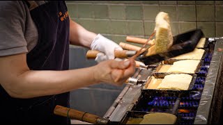 Japan Kyoto Nishiki Market A famous tamagoyaki restaurant that has been around for over 80 years