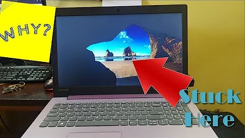 Laptop stuck at Login Screen or Login Wallpaper Fix