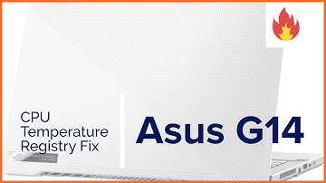 Asus G14 Hot CPU (Registry) Fix
