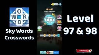 Sky Words Level 97 | Sky Words Level 98 | Sky Words Crossword Answers