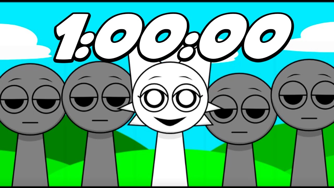 Can You Survive 1 HOUR of White (Wenda) SINGING? - Incredibox sprunki mix