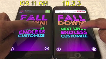 iPhone 7 Plus Speed test IOS 11 GM vs 10.3.3