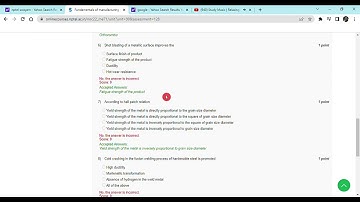 Fundamentals of manufacturing processes Week 11 Answer (NPTEL)