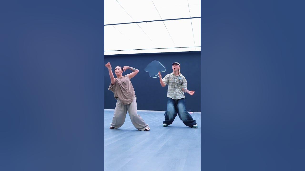 Dancing with an old friend from across the world to MJ - You rock my world