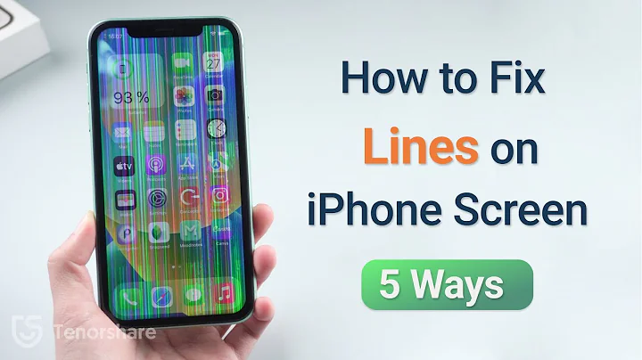 How to Fix Lines on iPhone Screen ? 5 Ways to Fix It - 2025 Full Guide!