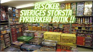 Besöker sveriges största fyrverkeri butik 4verkeri.se
